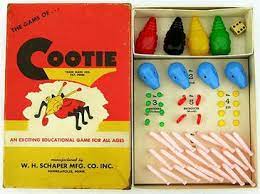 Cootie game box in 1952